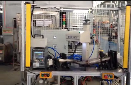 【現場視頻】馬瑞利汽車排氣管測漏工作站