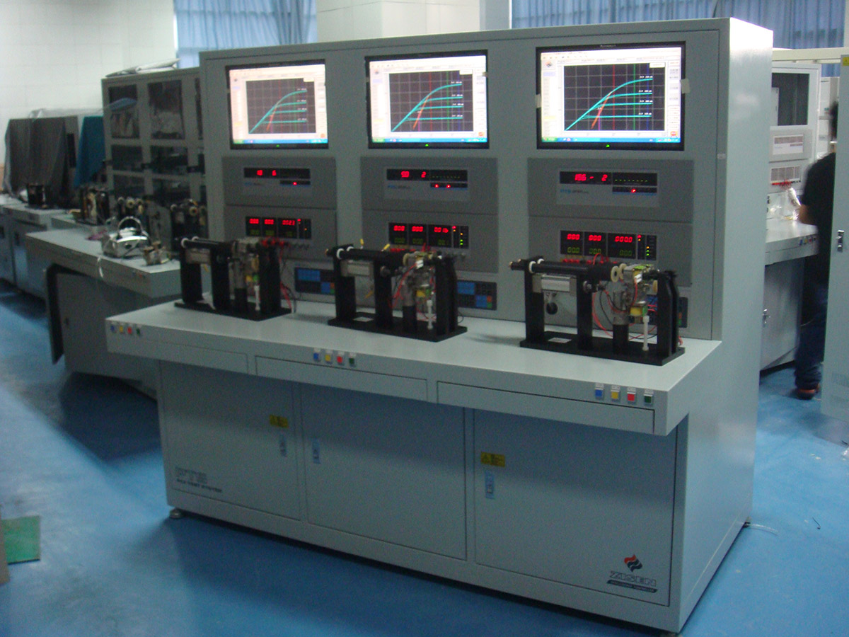 《PTS燃氣比例閥性能曲線智能測試系統（三工位）》